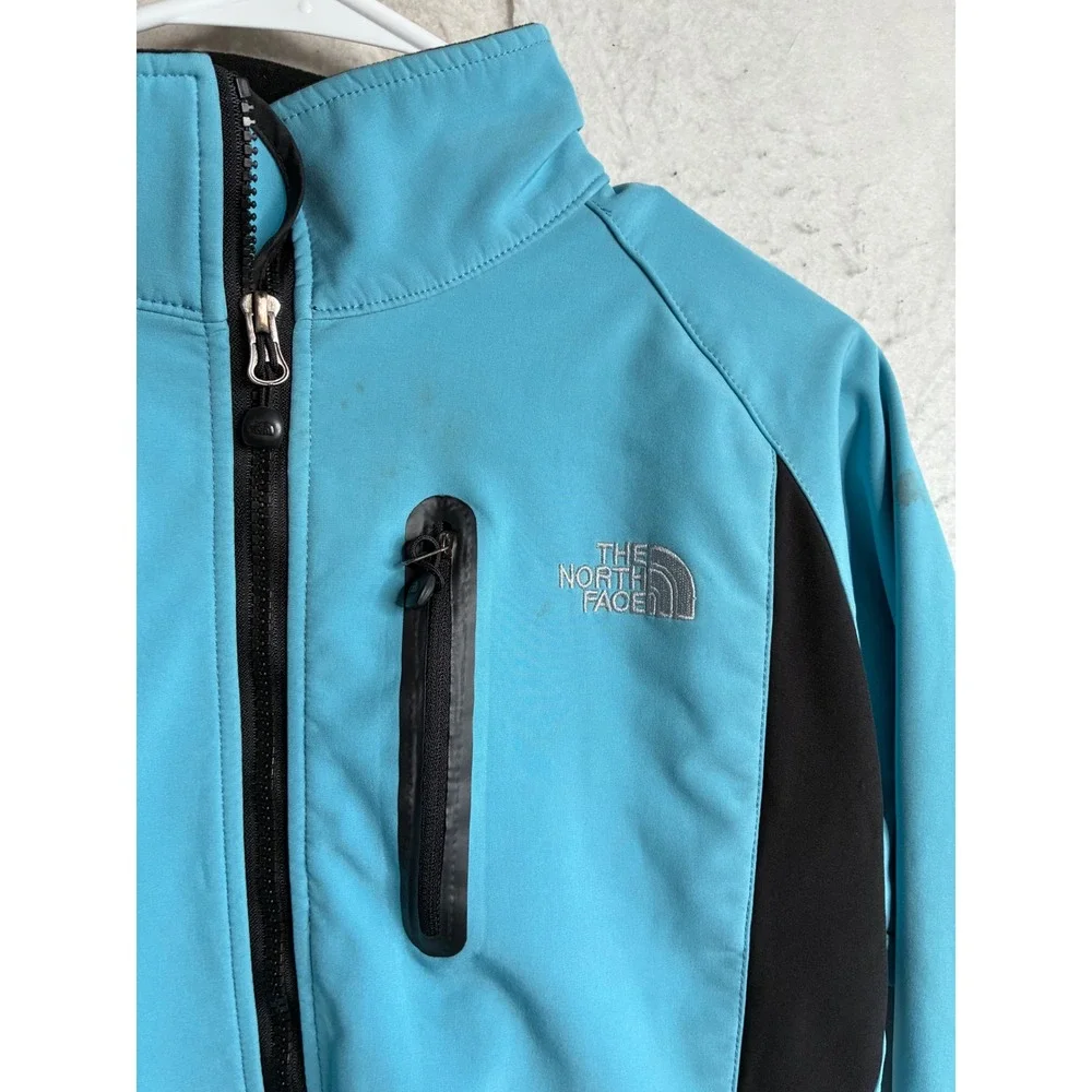 The North Face Summit Series Windstopper Softshell Jacket Blue Black XXL